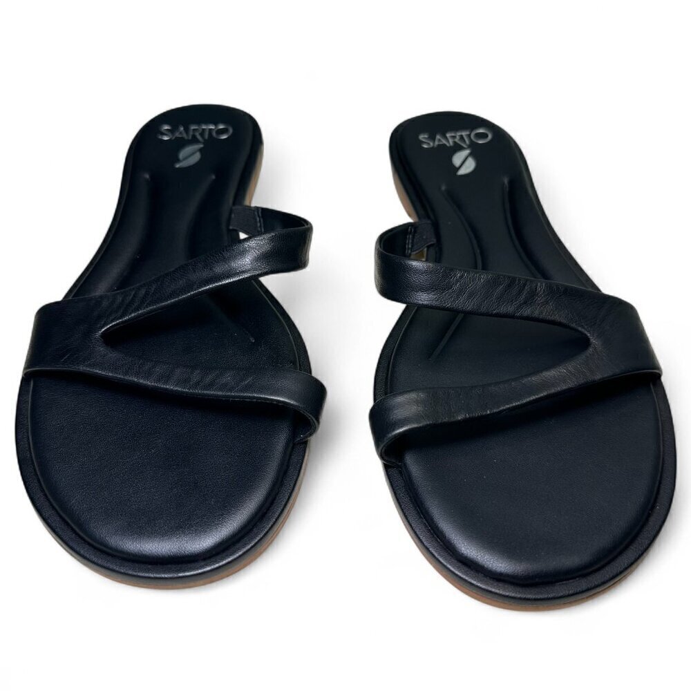 SARTO Women's Black Gwyneth Slide Sandals, Size 8.5 M, NWOB - Picture 2 of 12